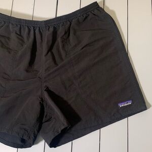 Patagonia Baggies Black Shorts 5 Inch Inseam XL